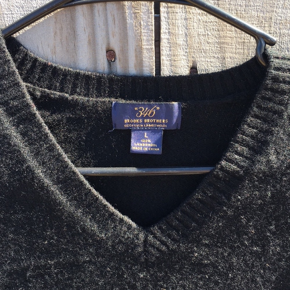 Brooks Brother sweater lambswool L - Picture 5 of 7